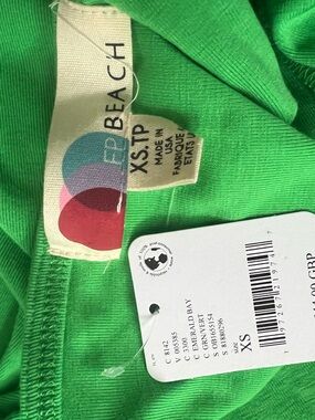 Free People Beach XS Green Dress 👗- Green
